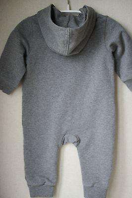DOLCE AND GABBANA BABY GREY CROWN HOODED BABYGROW 3-6 MONTHS - Image 7