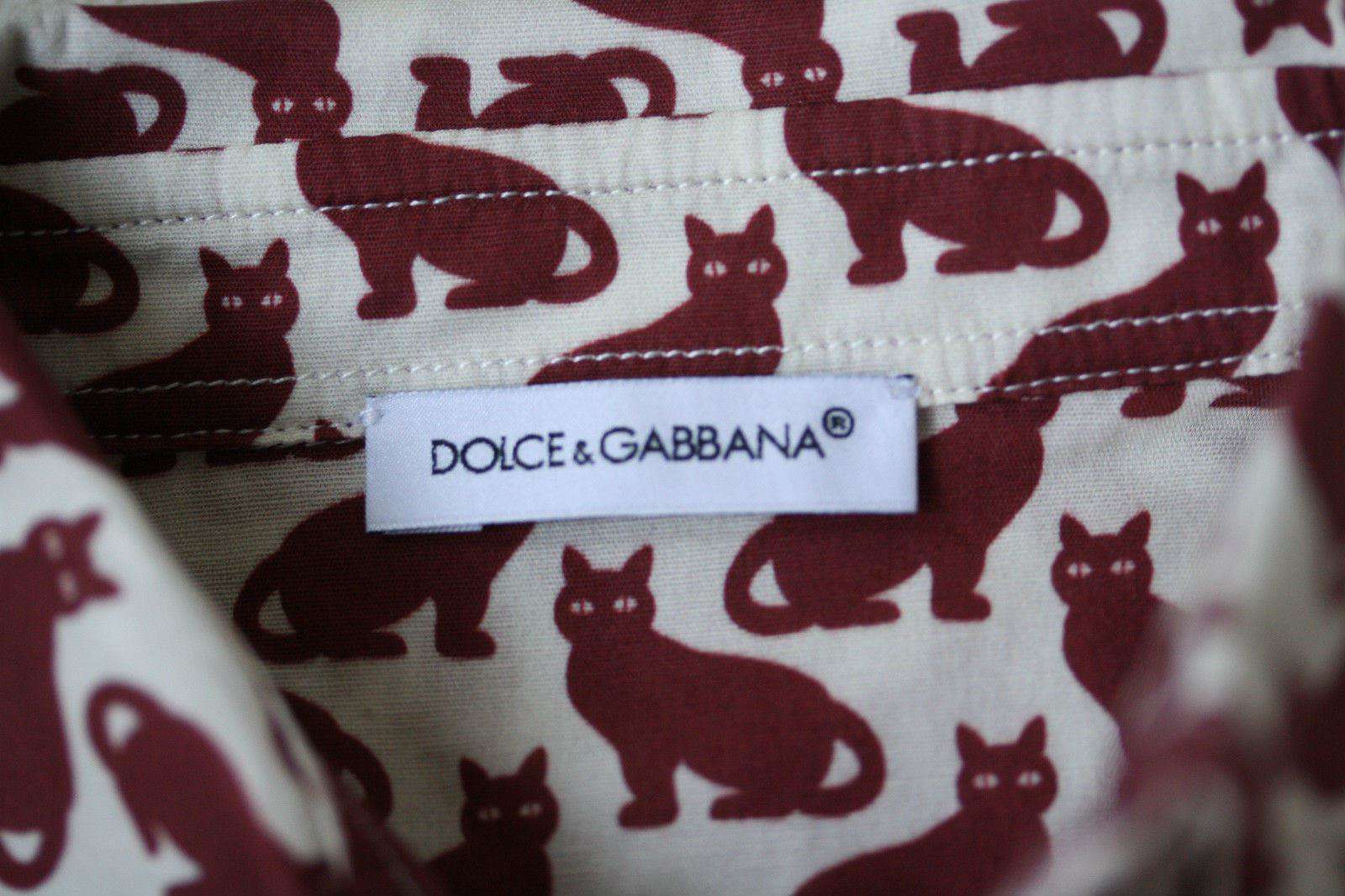 DOLCE AND GABBANA BABY RED CAT SHIRT 3-6 MONTHS - Image 3