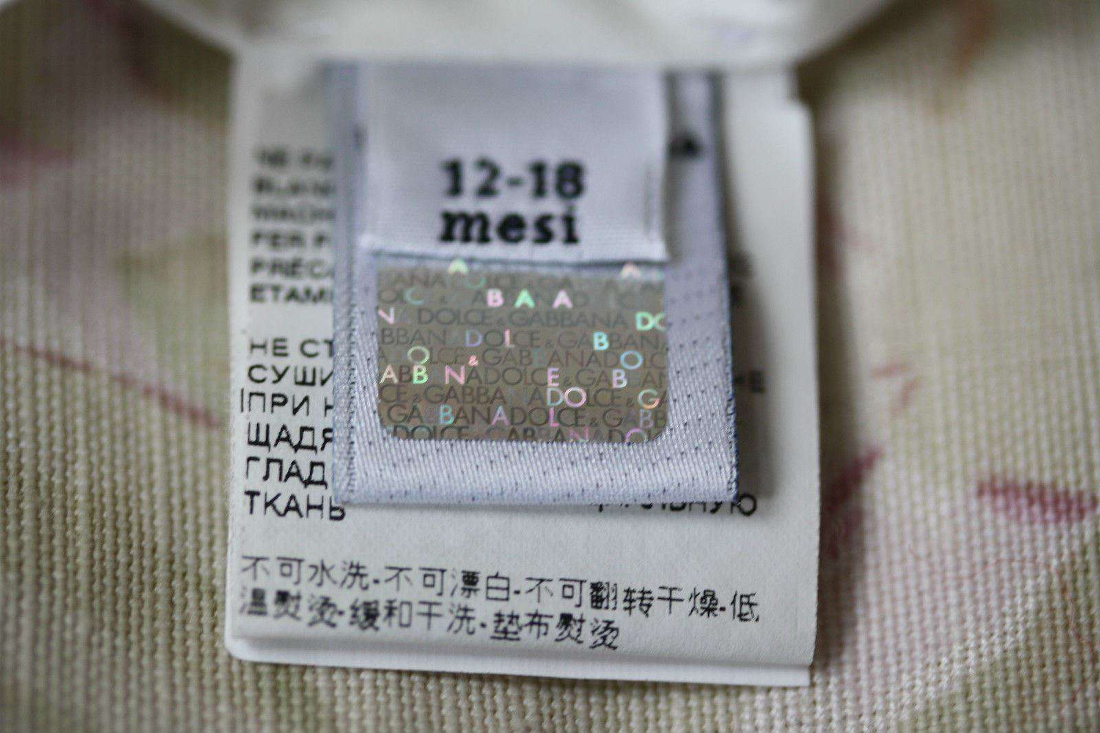 DOLCE AND GABBANA BABY SILK DRESS 12-18 MONTHS - Image 7