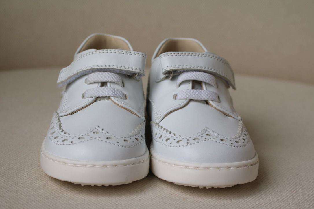 DOLCE AND GABBANA BABY WHITE LEATHER SHOES EU 21 UK 4.5 - Image 3