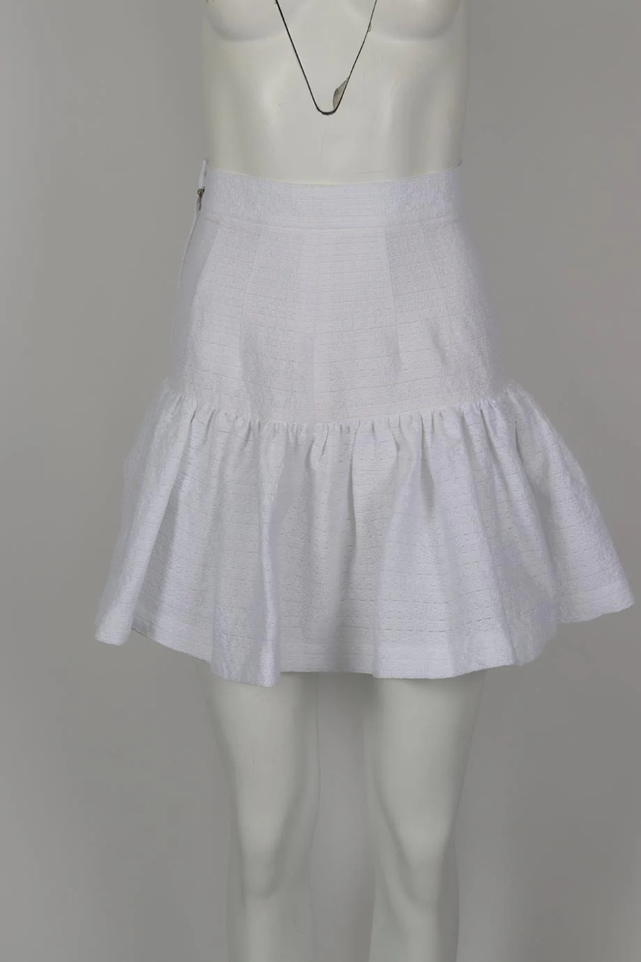 DOLCE AND GABBANA COTTON BLEND MINI SKIRT IT 38 UK 6 - Image 2