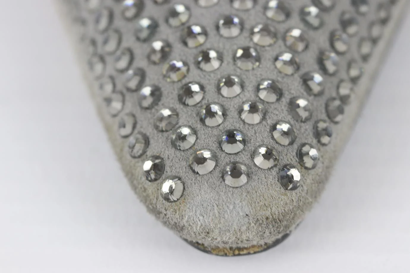 DOLCE AND GABBANA CRYSTAL EMBELLISHED SUEDE SLINGBACK PUMPS EU 38 UK 5 US 8 - Image 5