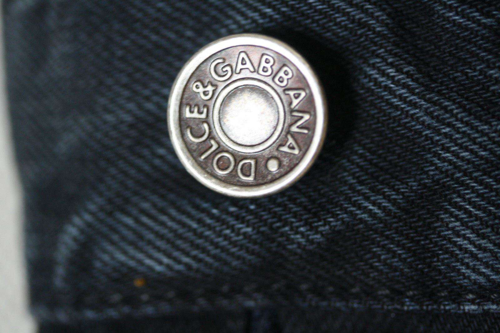 DOLCE AND GABBANA DARK BLUE GREEN LABEL 14 JEANS IT 48 - Image 5