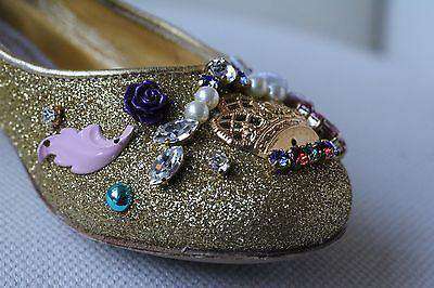 DOLCE AND GABBANA KIDS EMBELLISHED MARY JANE SHOES EU 28 UK 10 - Image 5