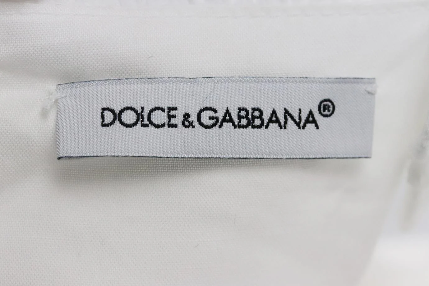 DOLCE AND GABBANA KIDS GIRLS LACE AND COTTON DRESS 6 YEARS - Image 4