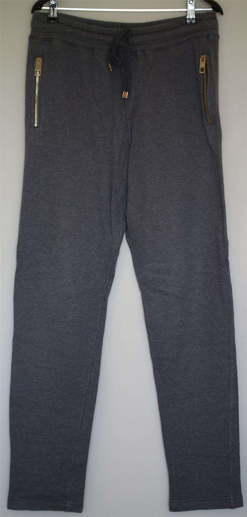 DOLCE AND GABBANA LOOPBACK COTTON-JERSEY SWEATPANTS LARGE - Image 2