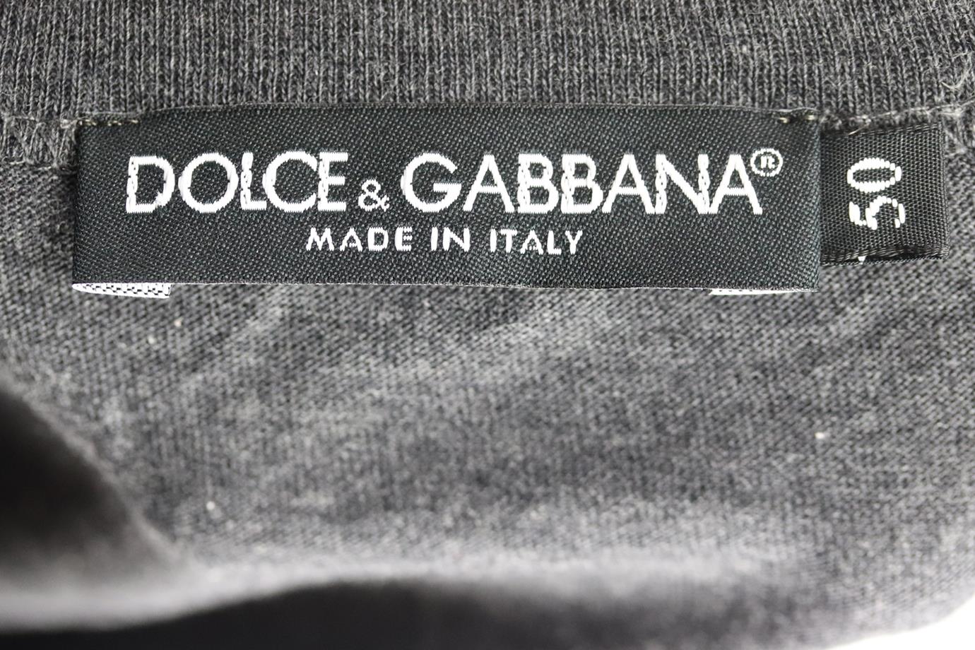 DOLCE AND GABBANA MEN'S COTTON JERSEY T-SHIRT IT 50 UK/US CHEST 40 - Image 4