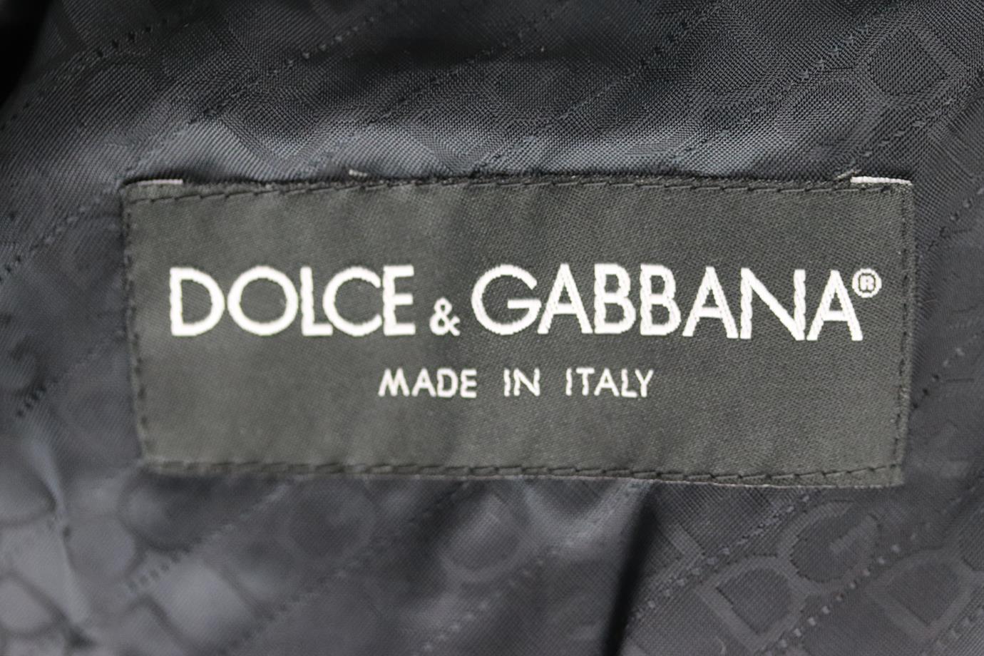 DOLCE AND GABBANA MEN'S LEATHER JACKET IT 50 UK/US CHEST 40 - Image 6