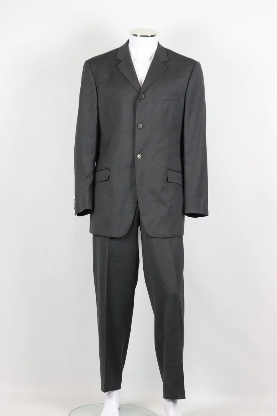 DOLCE AND GABBANA MEN'S WOOL BLEND TWO PIECE SUIT IT 52 UK/US CHEST 42 - Image 2