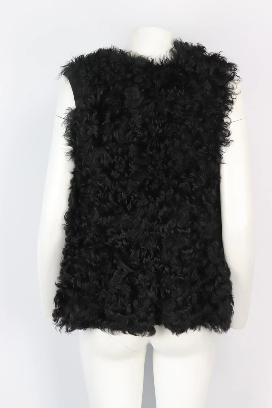 DOLCE AND GABBANA REVERSIBLE SHEARLING GILET SMALL - Image 4