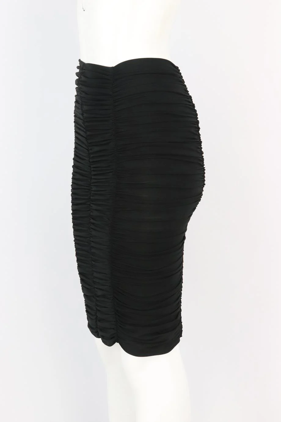 DOLCE AND GABBANA RUCHED STRETCH JERSEY SKIRT IT 38 UK 6 - Image 3