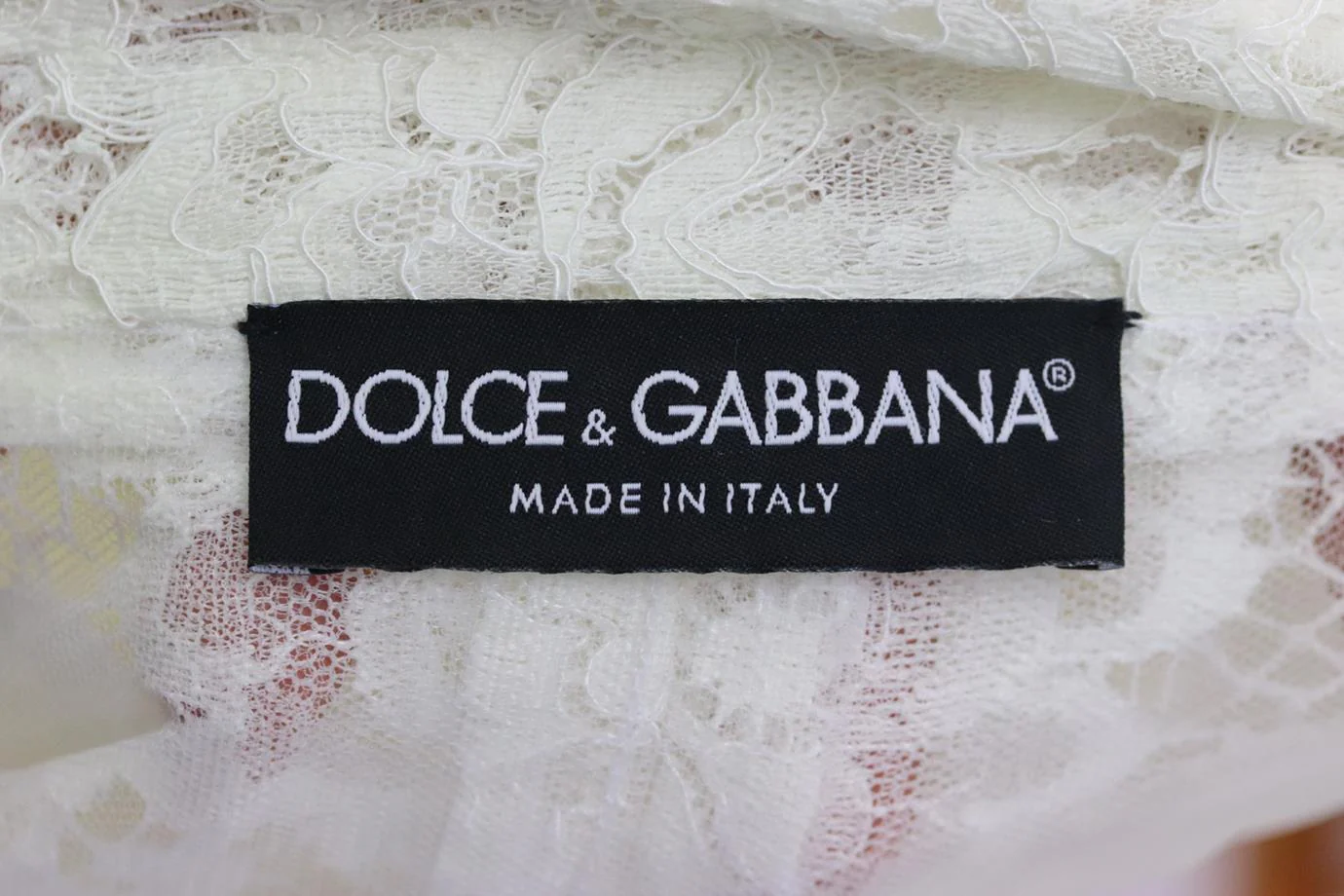 DOLCE AND GABBANA SATIN TRIMMED CORDED LACE BLAZER IT 50 UK 18 - Image 5