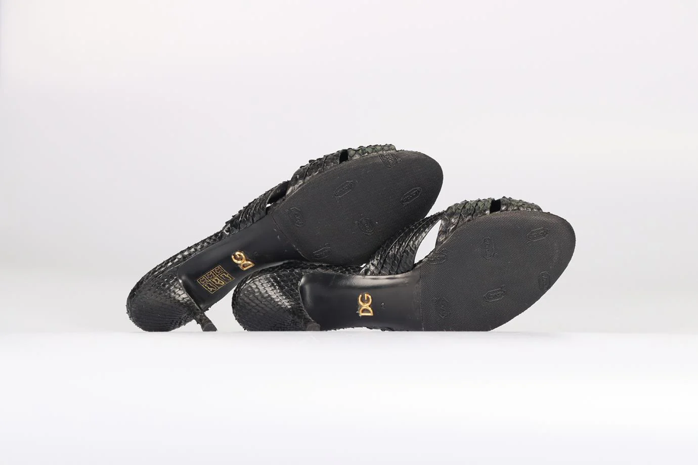 DOLCE AND GABBANA SNAKESKIN MULES EU 39 UK 6 US 9 - Image 5