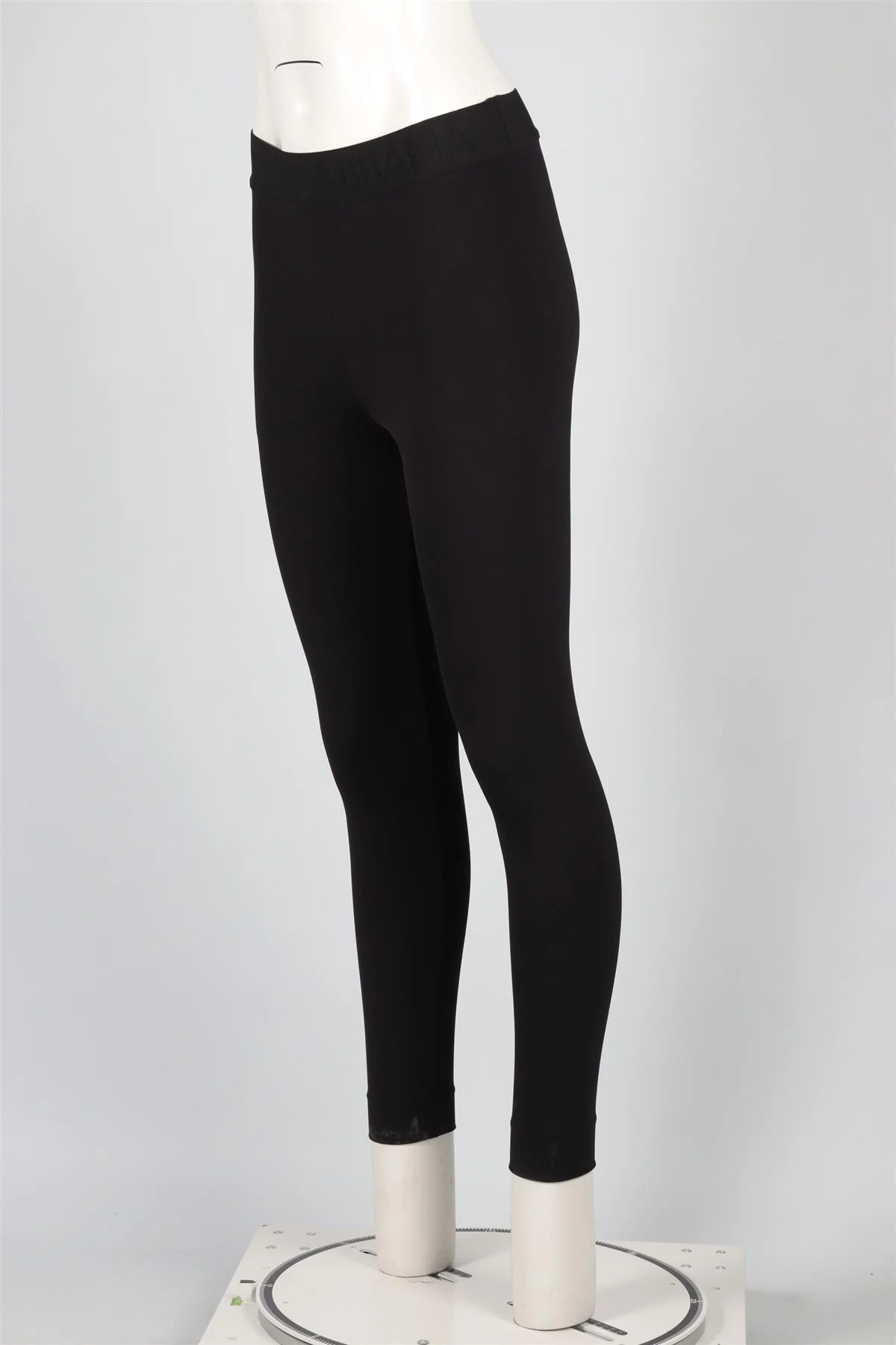DOLCE & GABANNA BLACK JERSEY LEGGINGS IT 46 UK 14 - Image 3