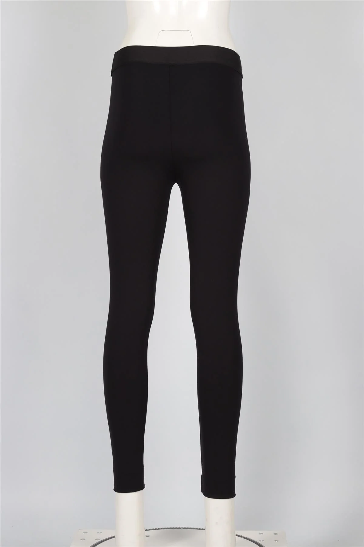 DOLCE & GABANNA BLACK JERSEY LEGGINGS IT 46 UK 14 - Image 4