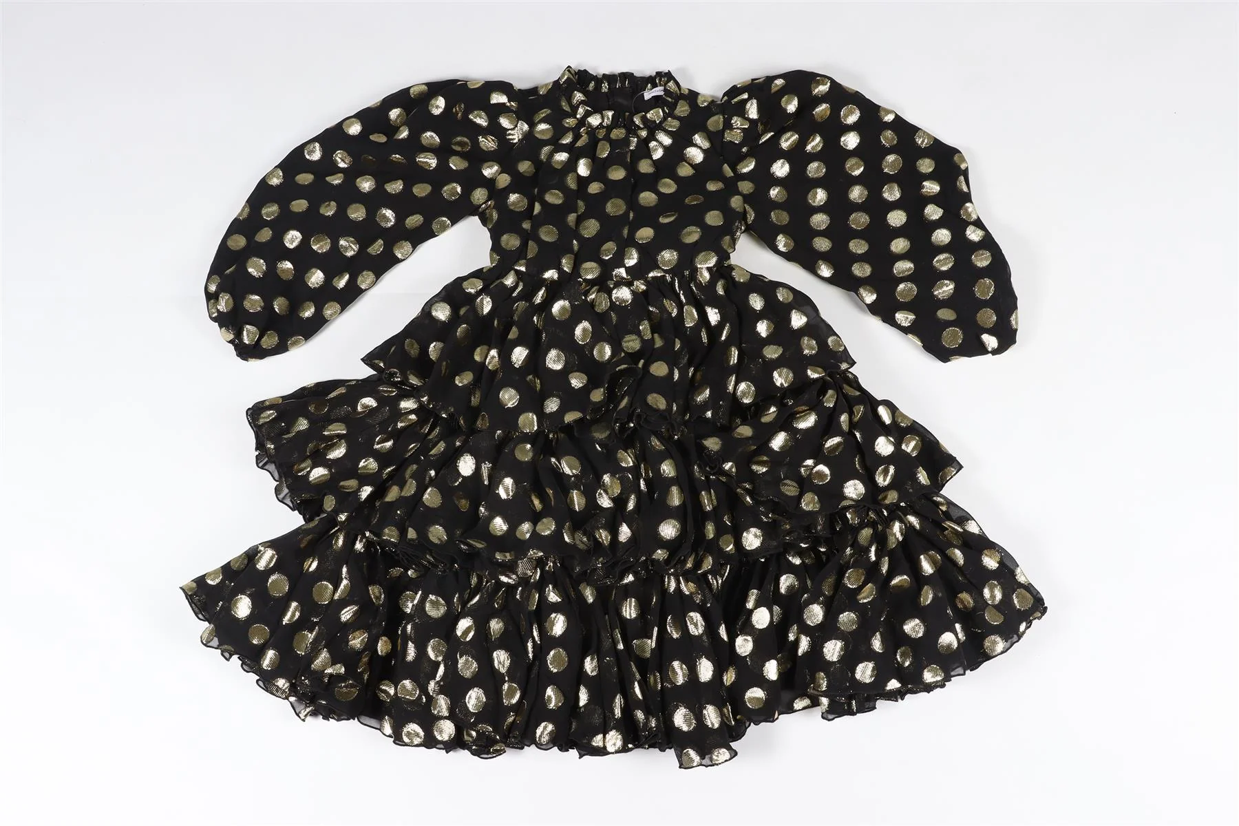 DOLCE & GABANNA BLACK KIDS GIRLS SILK DRESS 5 YEARS - Image 7