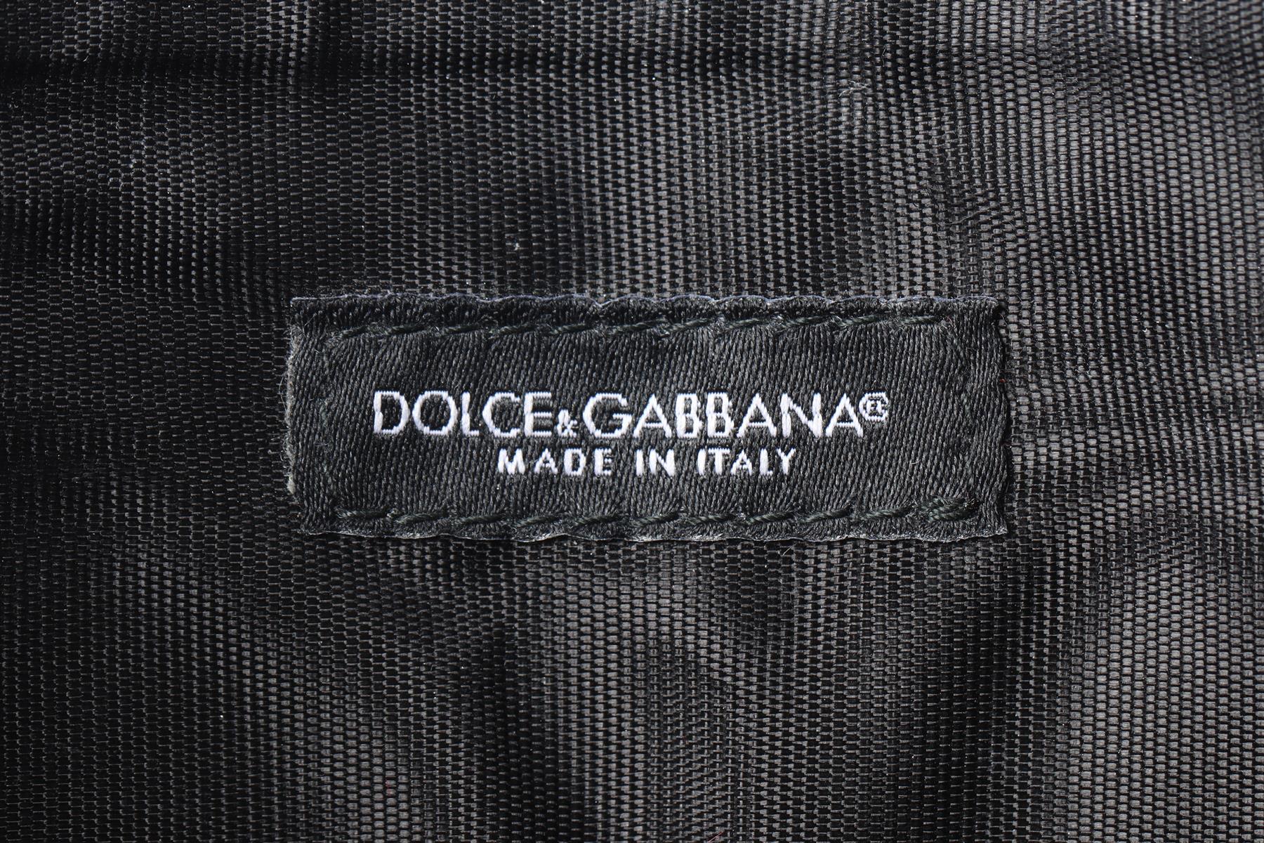 DOLCE & GABANNA BLACK LEATHER CLUTCH - Image 10