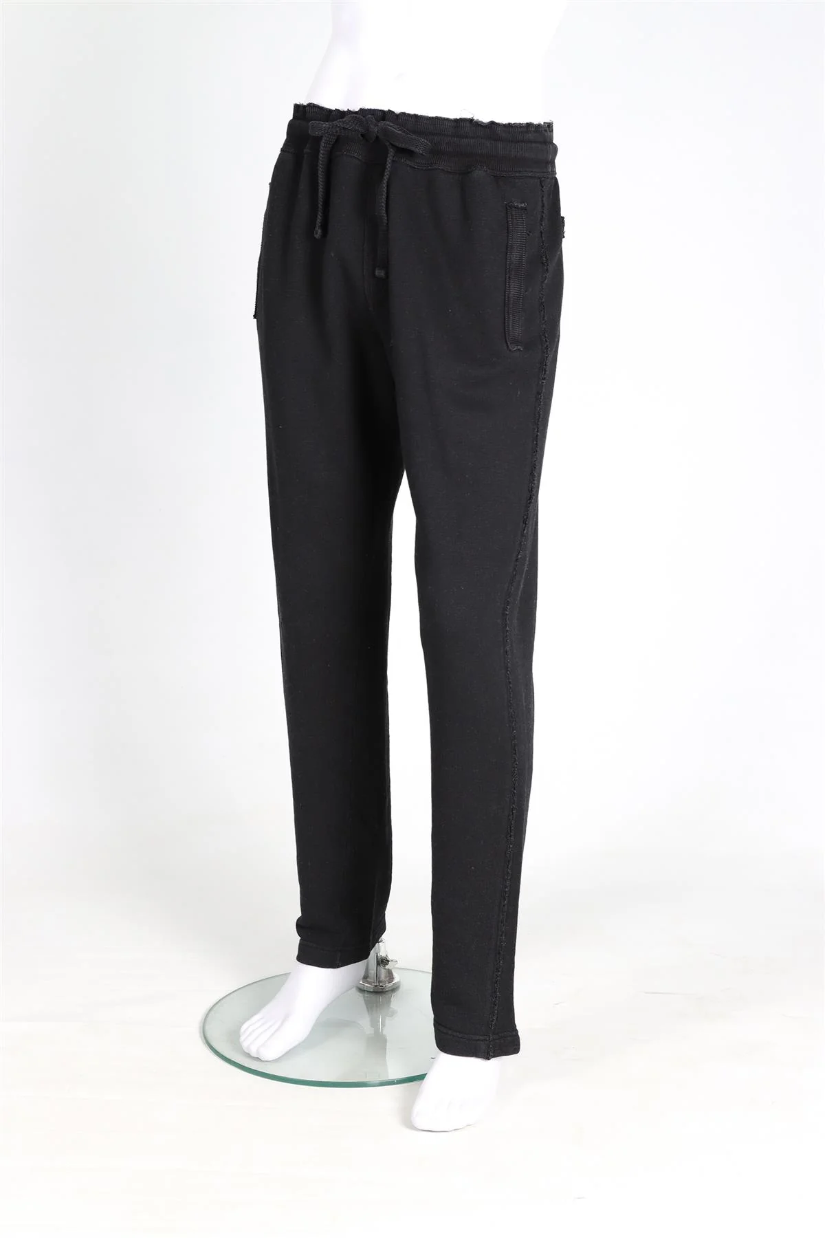 DOLCE & GABANNA BLACK MEN'S COTTON TRACK PANTS LARGE - Image 3