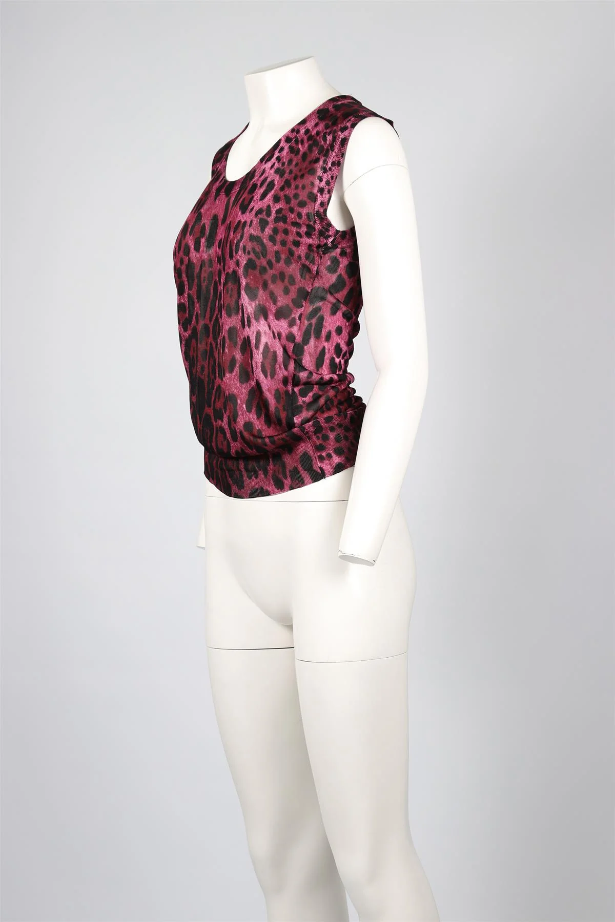 DOLCE & GABANNA PINK KNIT TOP IT 40 UK 8 - Image 3