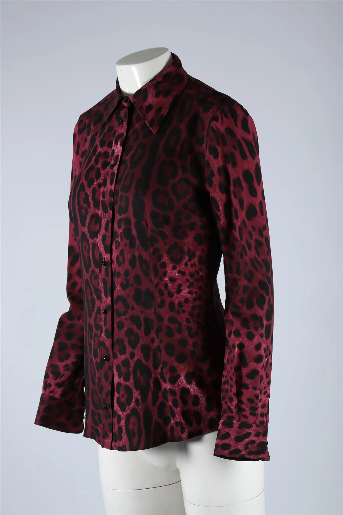 DOLCE & GABANNA PINK SILK SHIRT MEDIUM - Image 3