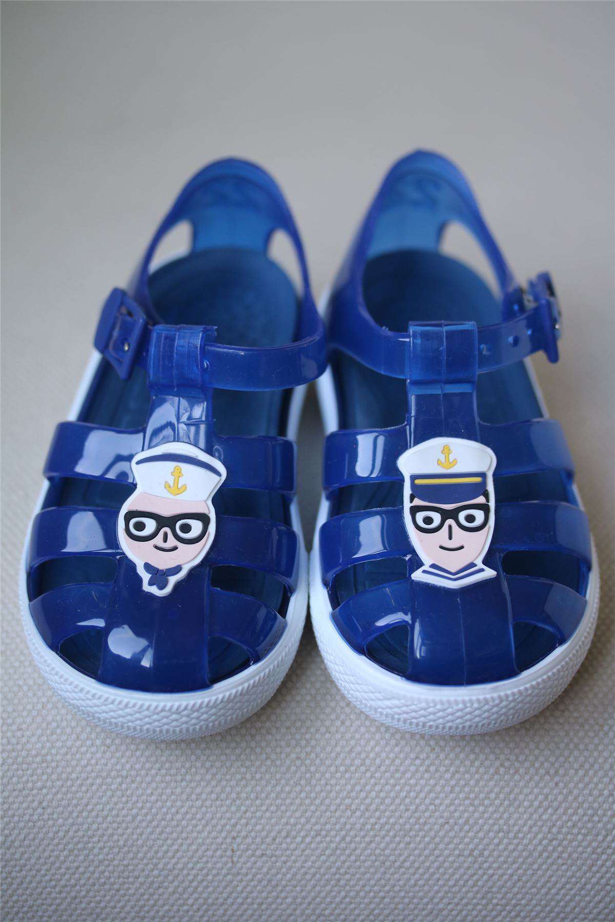 DOLCE & GABBANA BABY BLUE JUNIOR SAILORS JELLY SHOES EU 22 UK 5 - Image 2