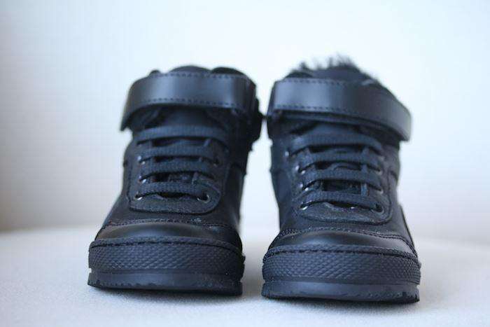 DOLCE & GABBANA BABY BOYS BLACK BOOTS EU 22 UK 5 - Image 2