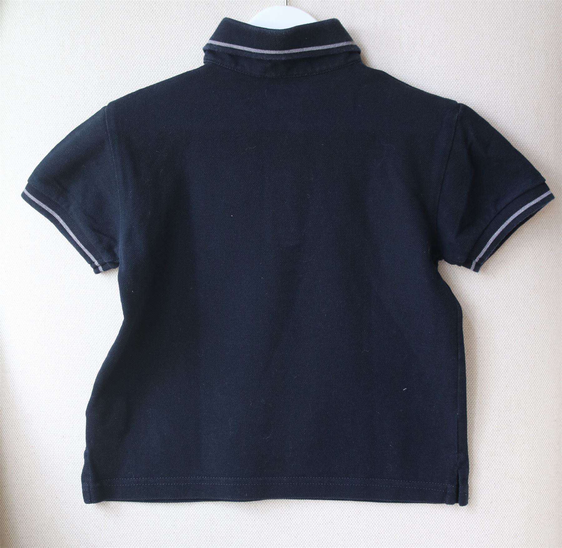 DOLCE & GABBANA BABY BOYS NAVY POLO TOP 2 YEARS - Image 2
