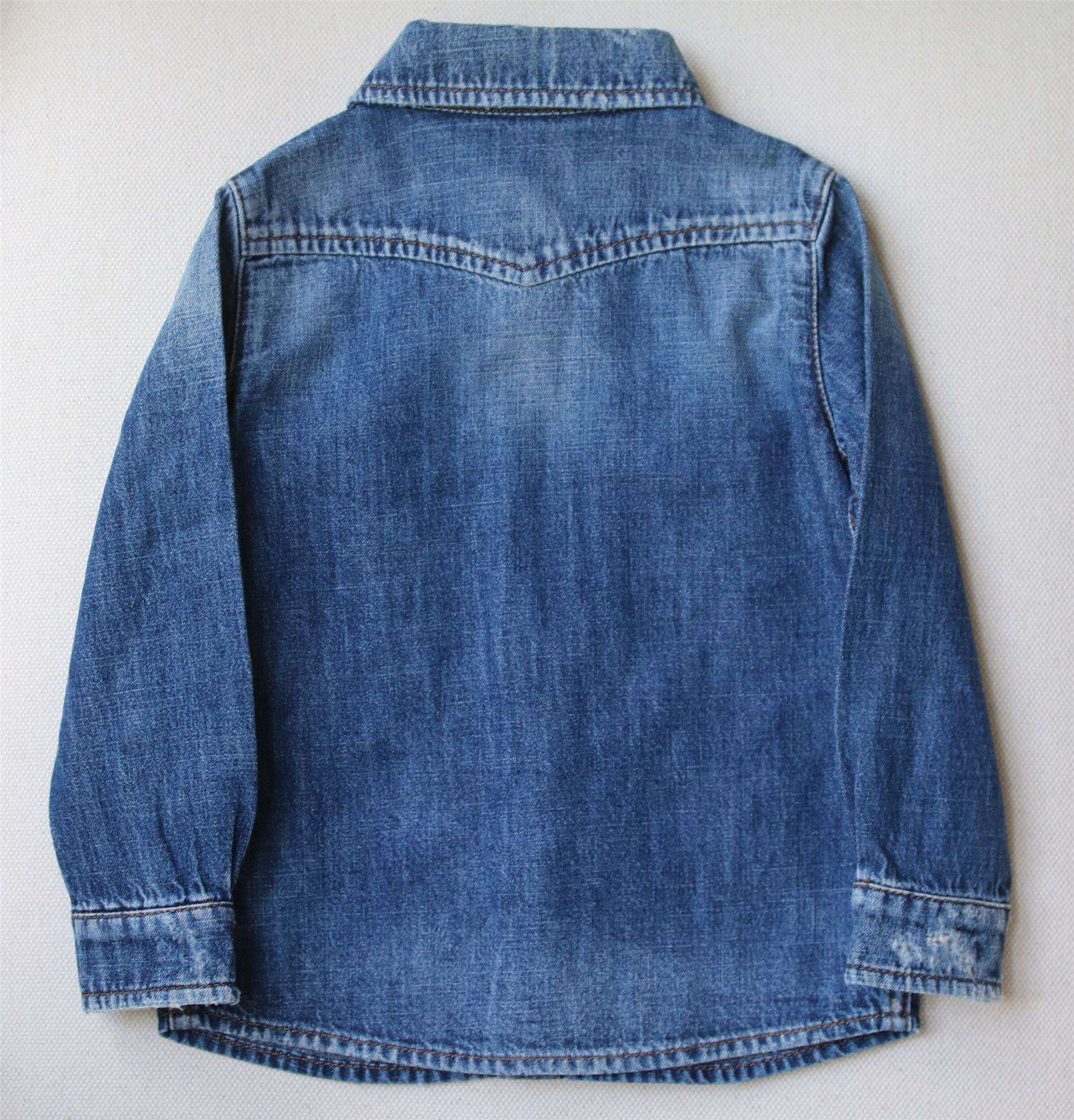 DOLCE & GABBANA BABY BOYS SICILIAN WESTERN DENIM SHIRT 18-24 MONTHS - Image 3