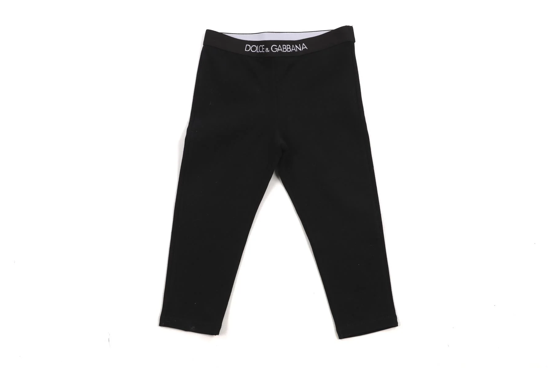 DOLCE & GABBANA BLACK BABY GIRLS LEGGINGS 18-24 MONTHS - Image 2