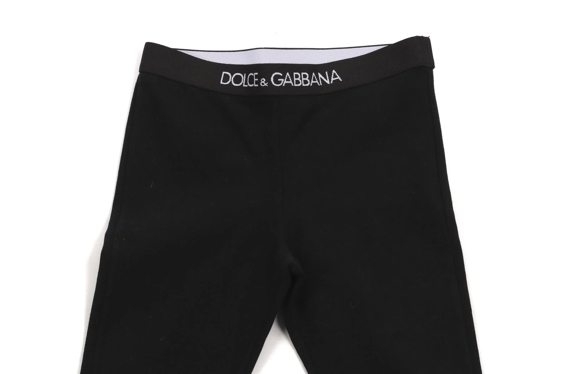DOLCE & GABBANA BLACK BABY GIRLS LEGGINGS 18-24 MONTHS - Image 3