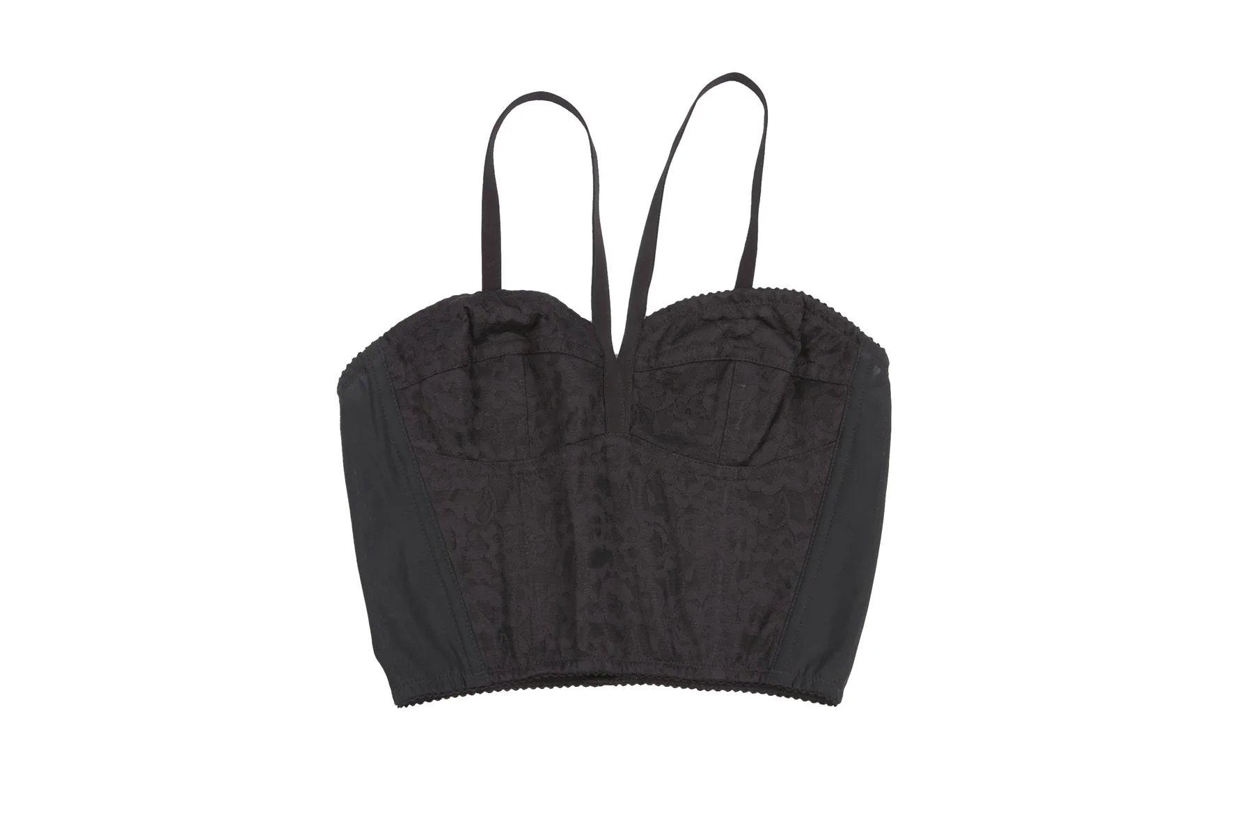 DOLCE & GABBANA BLACK CORSET TOP IT 38 UK 6 - Image 2