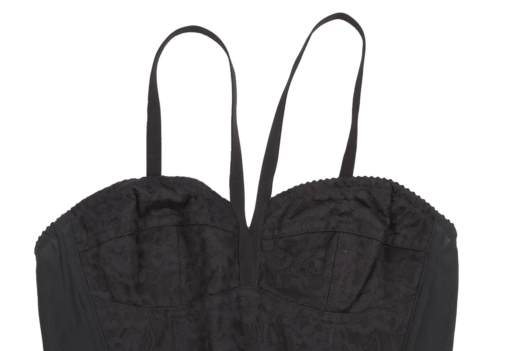 DOLCE & GABBANA BLACK CORSET TOP IT 38 UK 6 - Image 3