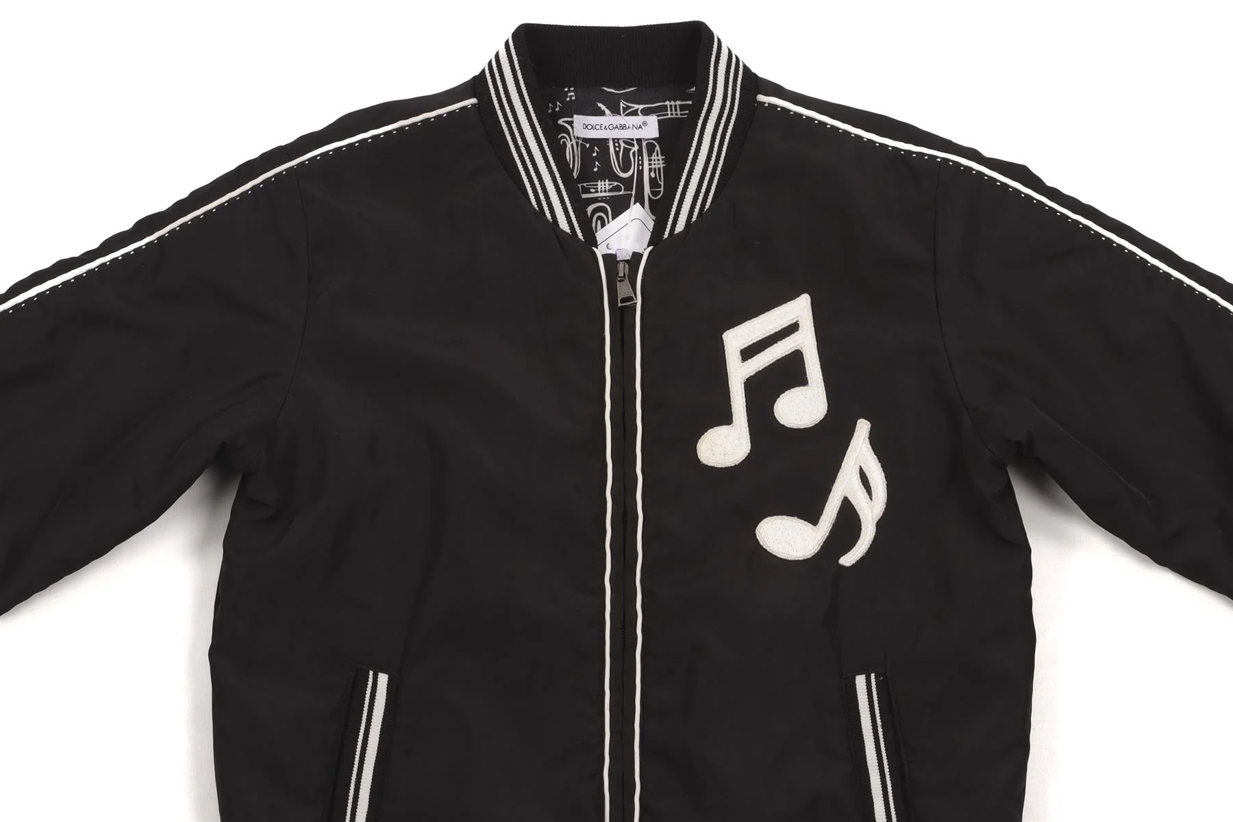 DOLCE & GABBANA BLACK KIDS BOYS JACKET 4 YEARS - Image 3