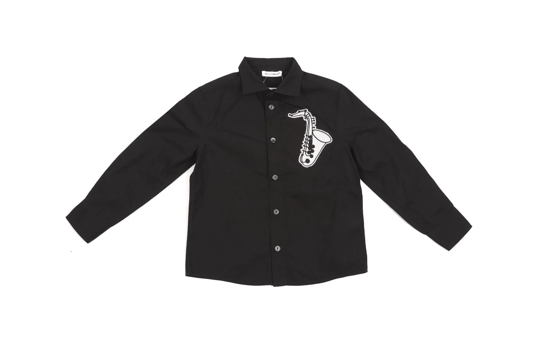 DOLCE & GABBANA BLACK KIDS BOYS SHIRT 3 YEARS - Image 2