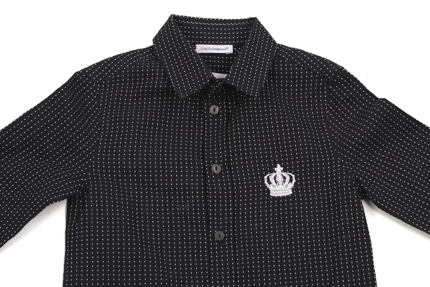 DOLCE & GABBANA BLACK KIDS BOYS SHIRT 3 YEARS - Image 3