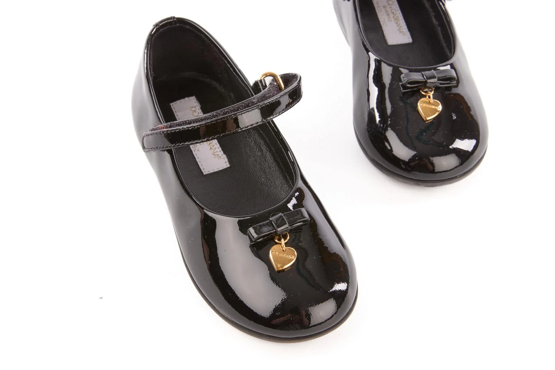 DOLCE & GABBANA BLACK KIDS GIRLS BALLET FLATS EU 23 UK 6 US 7 - Image 4
