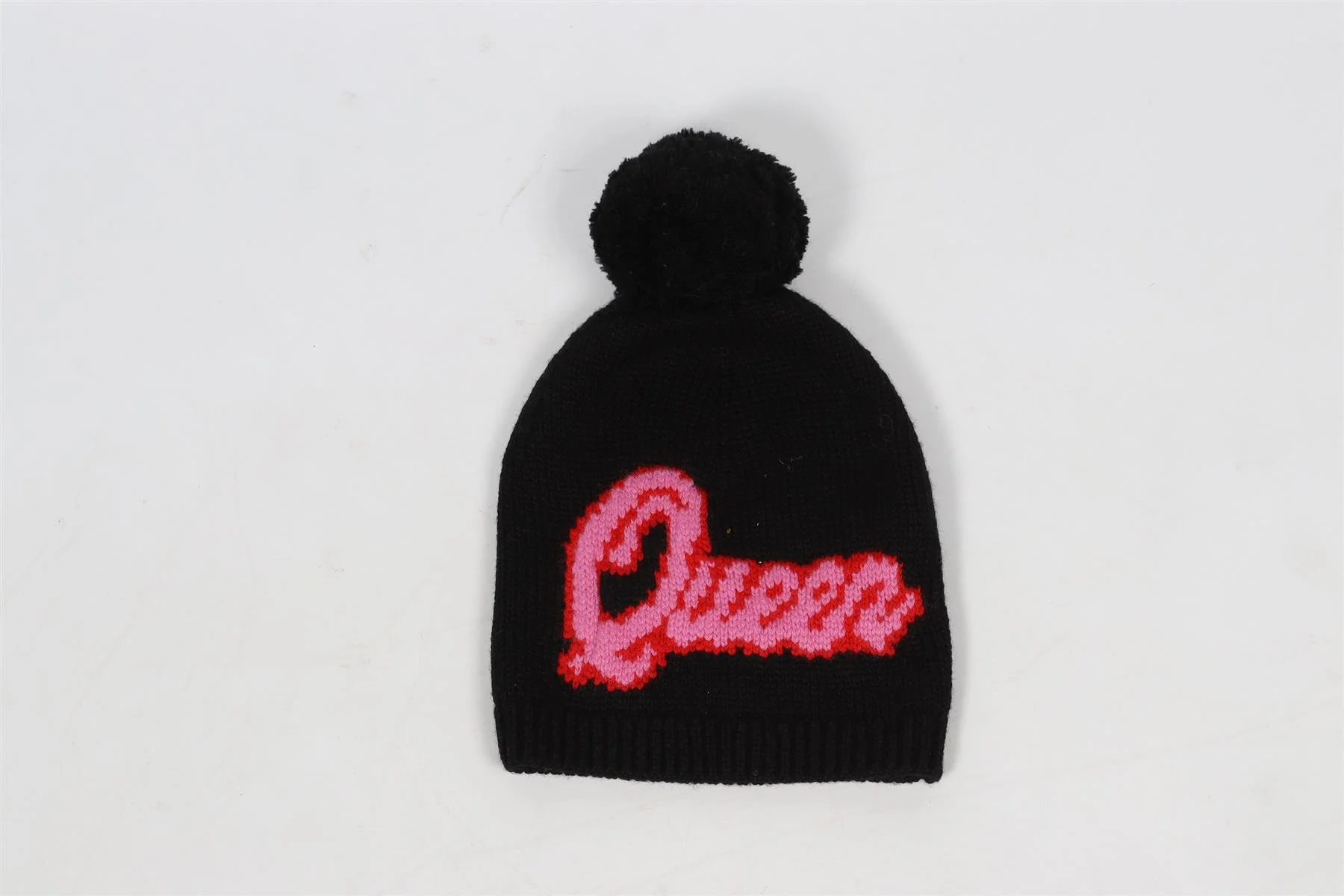 DOLCE & GABBANA BLACK KIDS GIRLS WOOL BEANIE MEDIUM - Image 4