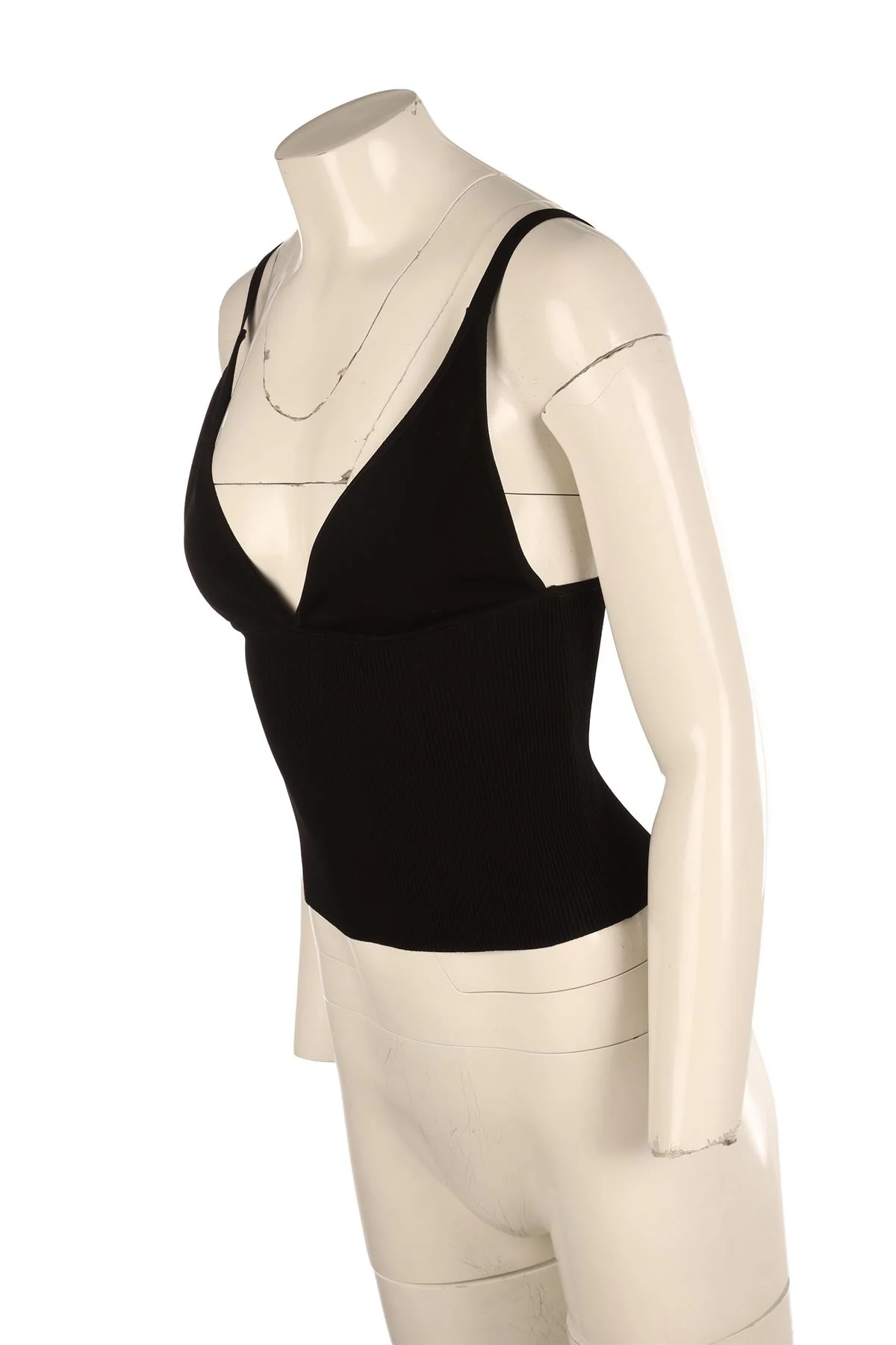 DOLCE & GABBANA BLACK KNIT TOP IT 40 UK 8 - Image 3
