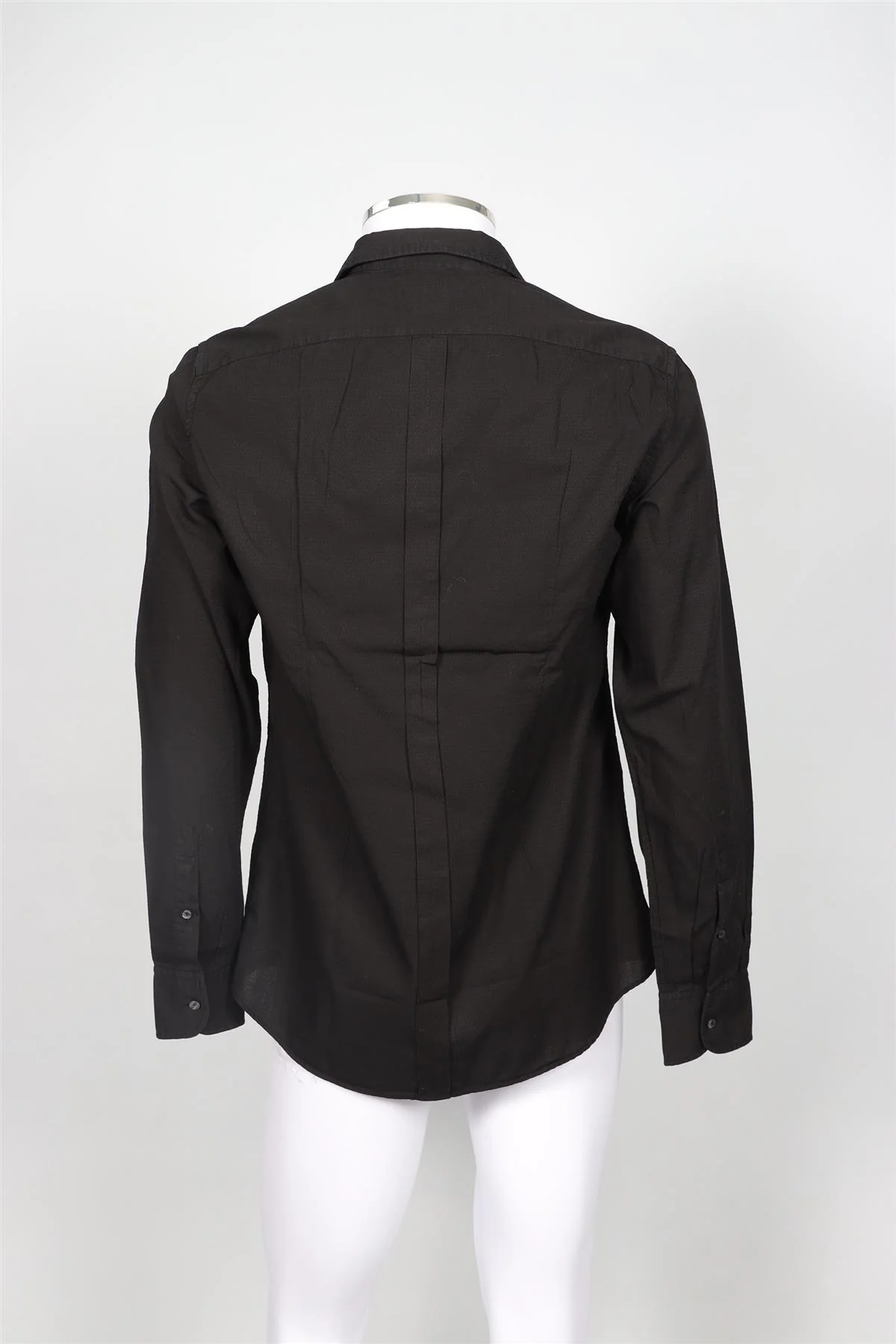 DOLCE & GABBANA BLACK MEN'S COTTON SHIRT UK/US COLLAR 16 UK/US CHEST 40 - Image 4
