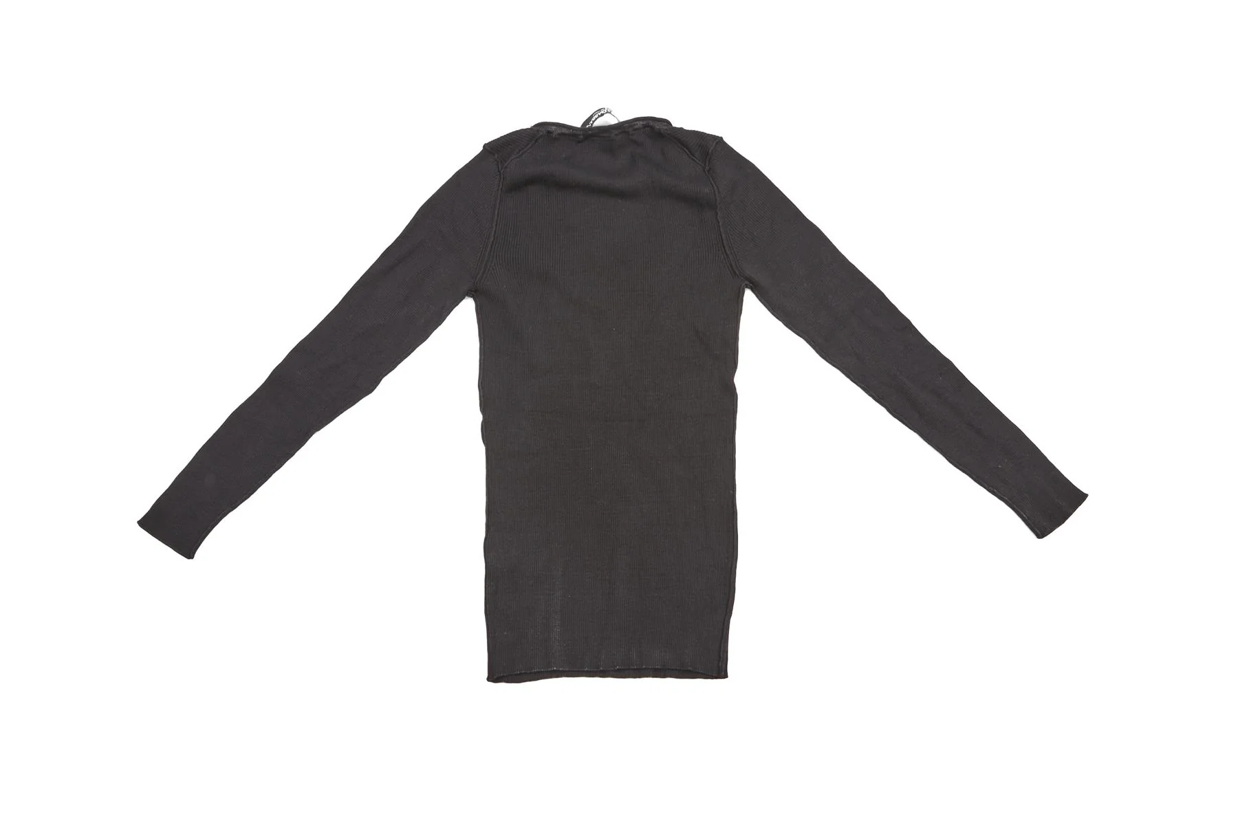 DOLCE & GABBANA BLACK SILK TOP IT 36 UK 4 - Image 4