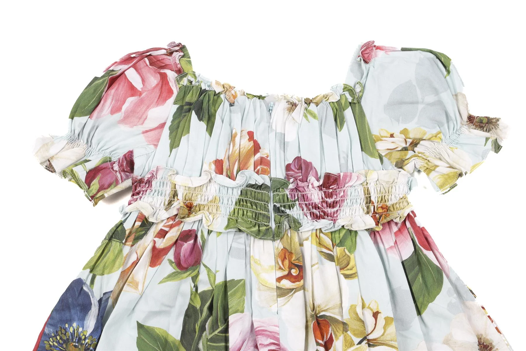 DOLCE & GABBANA BLUE BABY GIRLS DRESS AND BLOOMERS SET 12-18 MONTHS - Image 5
