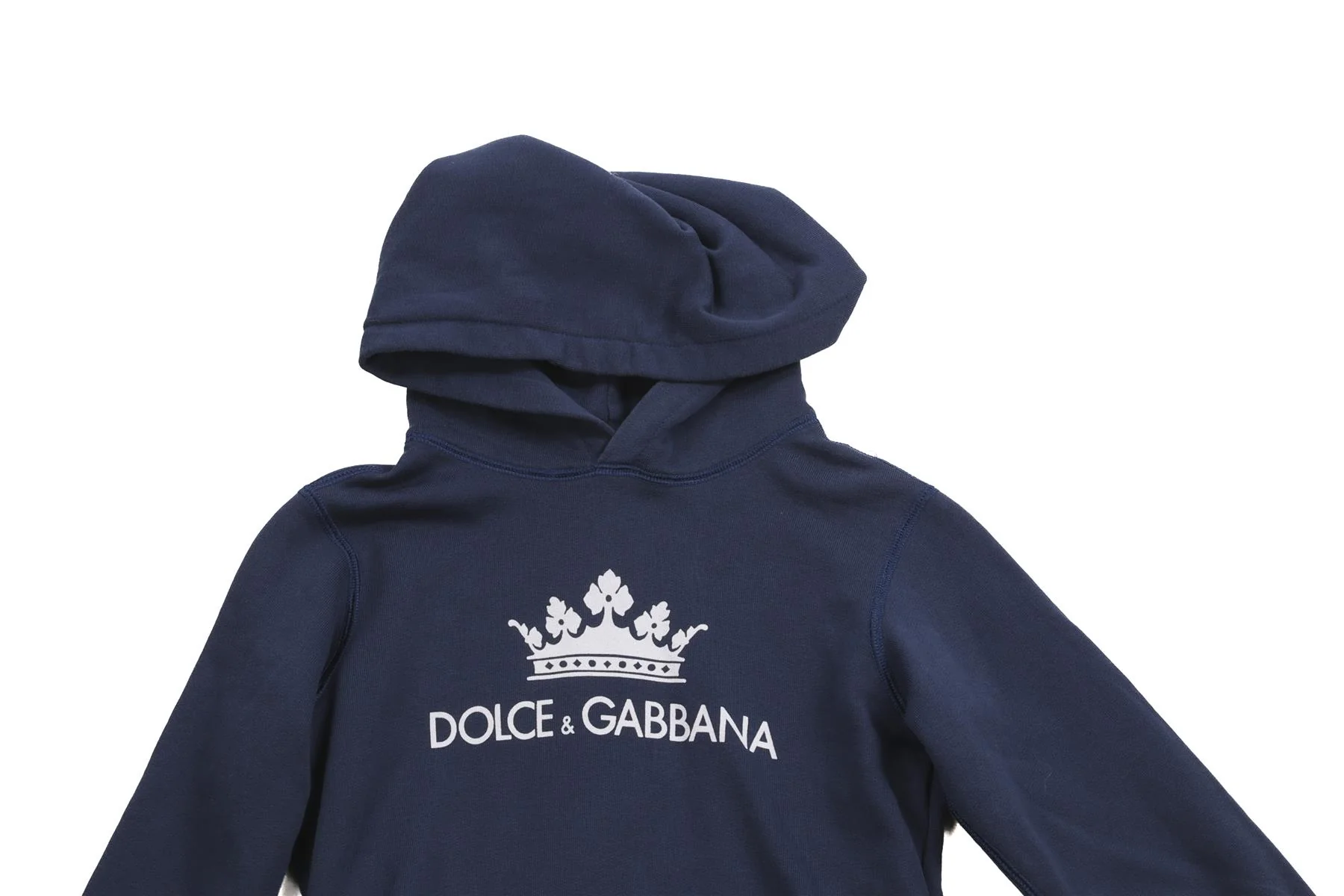 DOLCE & GABBANA BLUE BOYS HOODIE 4 YEARS - Image 3