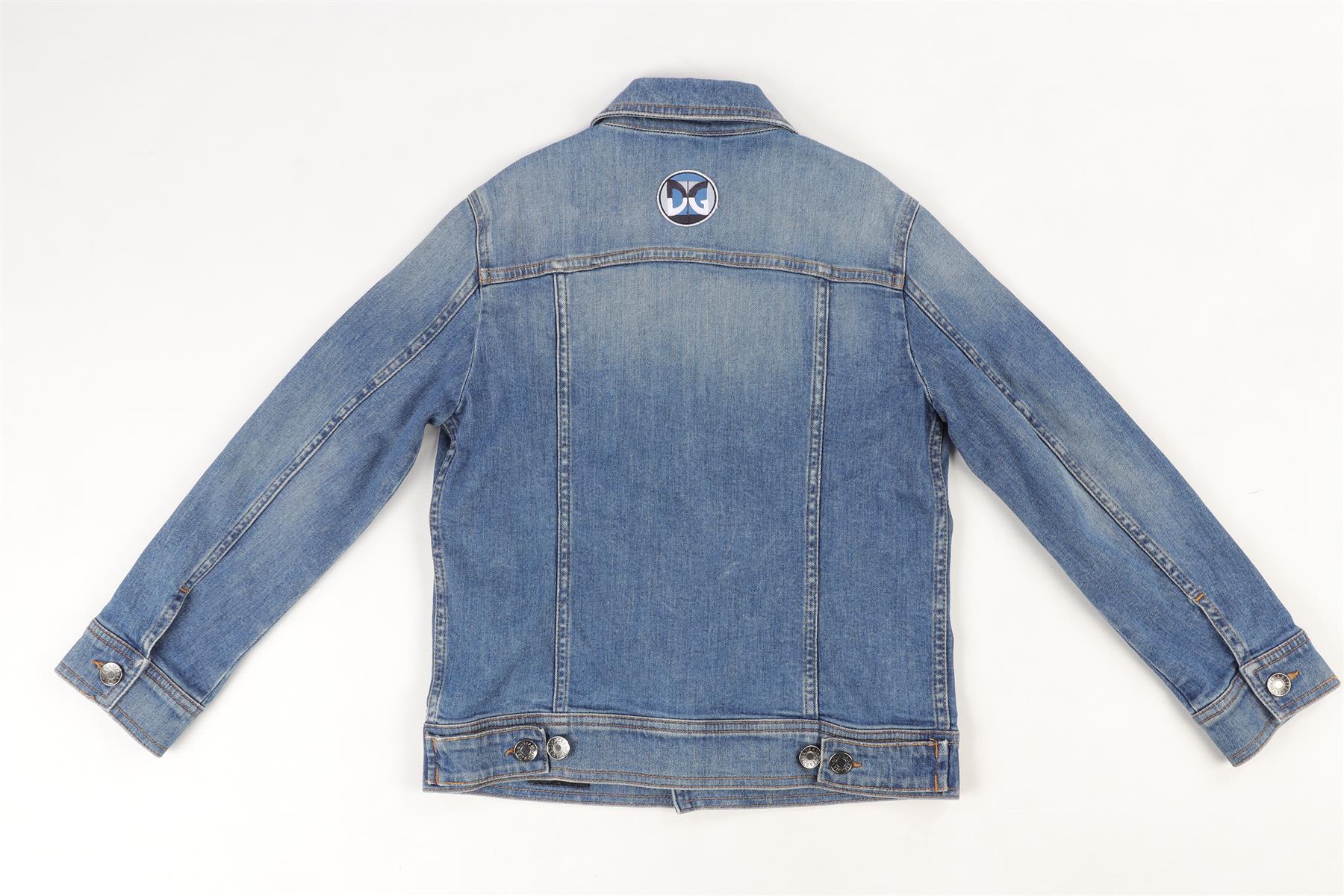 DOLCE & GABBANA BLUE KIDS BOYS JACKET 7-8 YEARS - Image 4