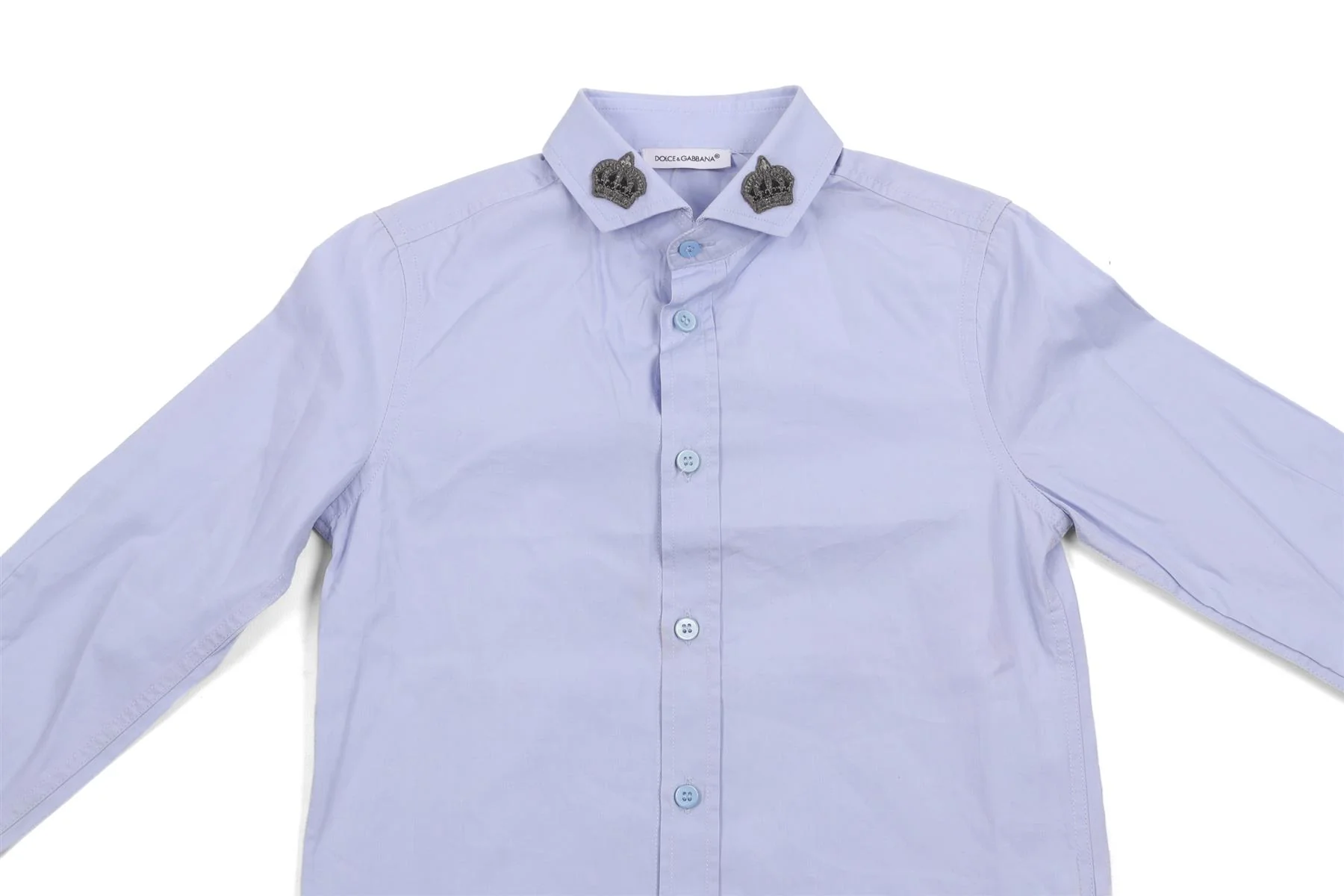 DOLCE & GABBANA BLUE KIDS BOYS SHIRT 4 YEARS - Image 3