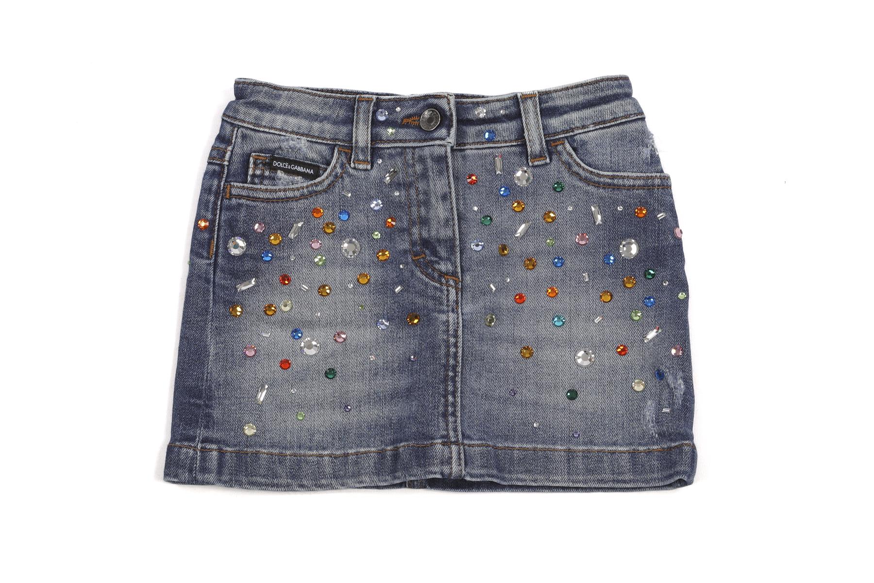 DOLCE & GABBANA BLUE KIDS GIRLS SKIRT 2 YEARS - Image 2