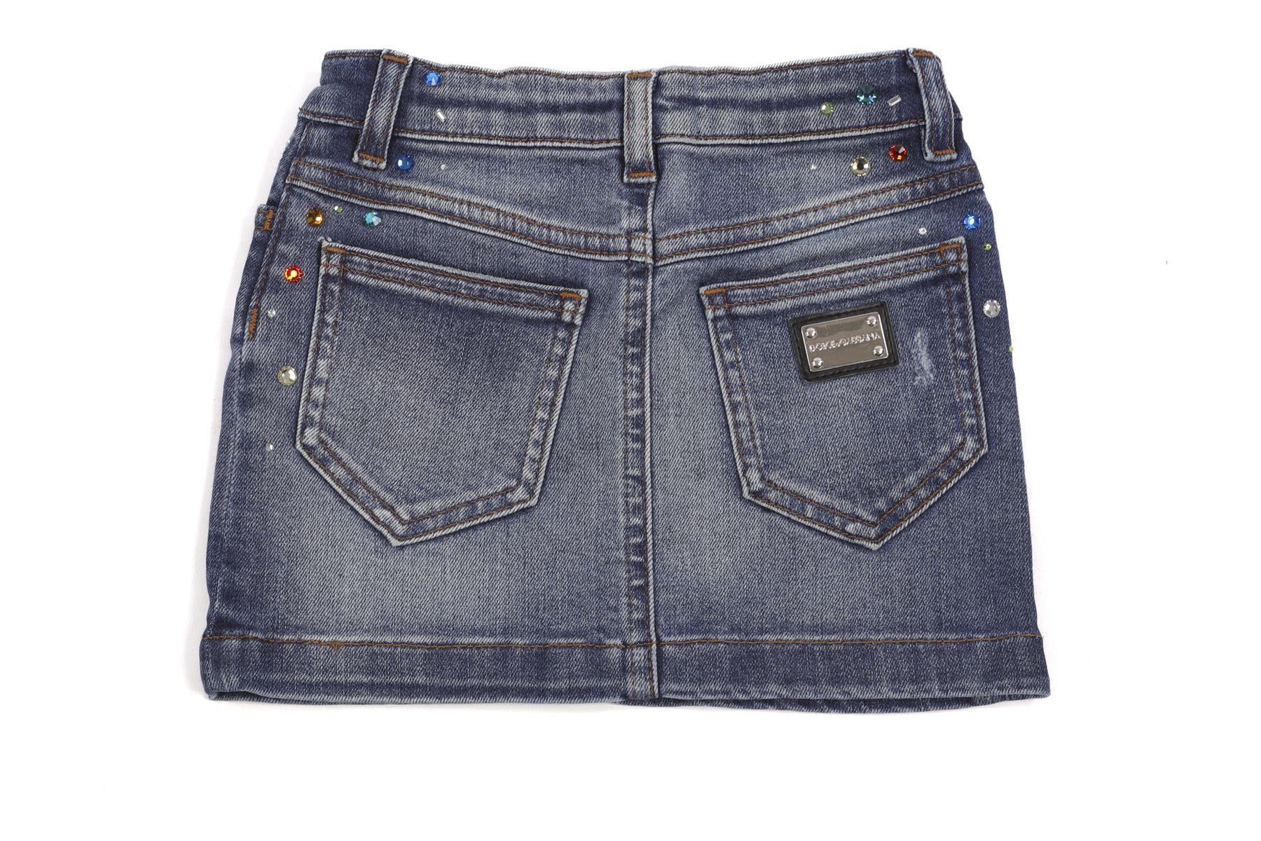 DOLCE & GABBANA BLUE KIDS GIRLS SKIRT 2 YEARS - Image 4