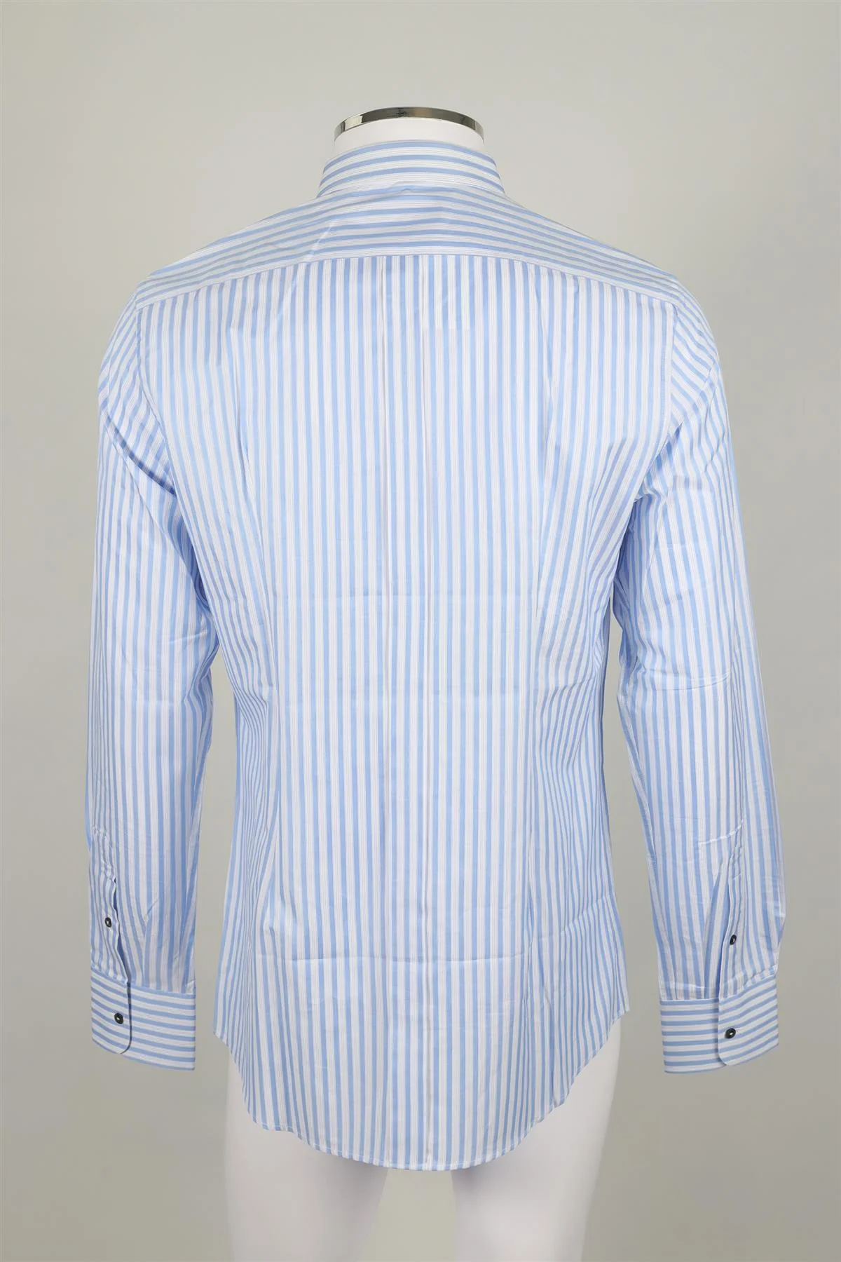 DOLCE & GABBANA BLUE & WHITE MEN'S COTTON SHIRT UK/US COLLAR 16 UK/US CHEST 40 - Image 4