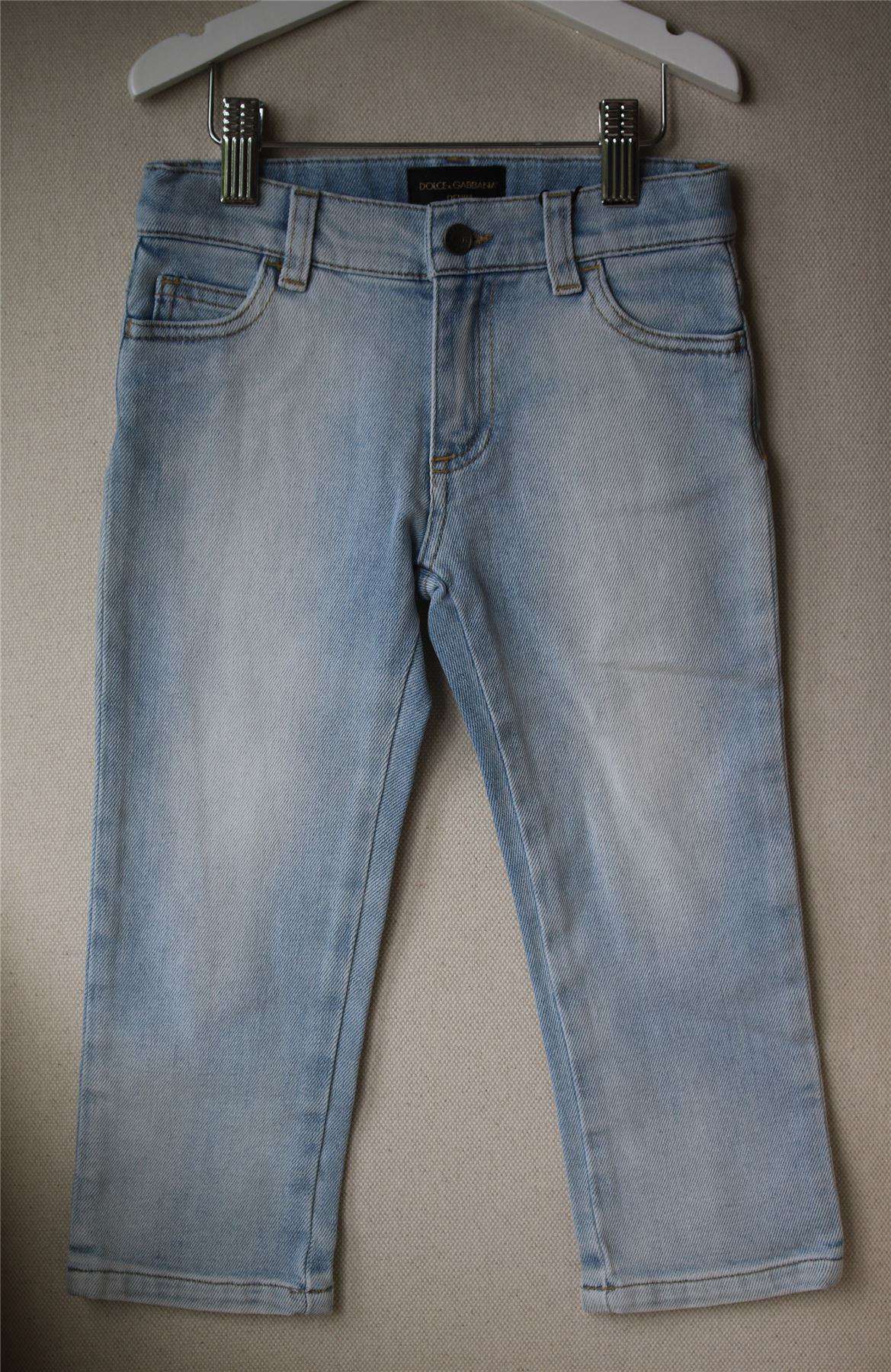 DOLCE & GABBANA BOYS LIGHT BLUE JEANS 2 YEARS - Image 2