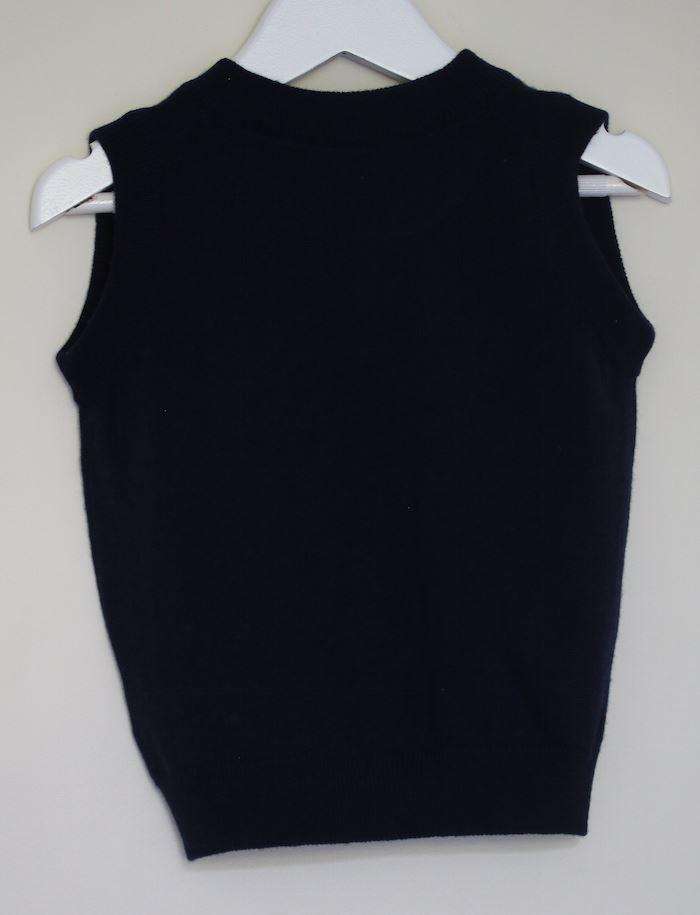 DOLCE & GABBANA BOYS NAVY BLUE KNIT VEST 2 YEARS - Image 2
