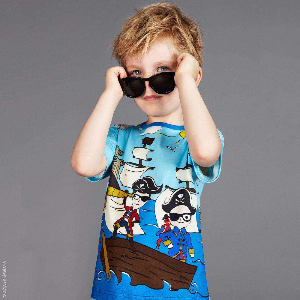 DOLCE & GABBANA BOYS SICILIAN PIRATE TOP 2 YEARS - Image 2